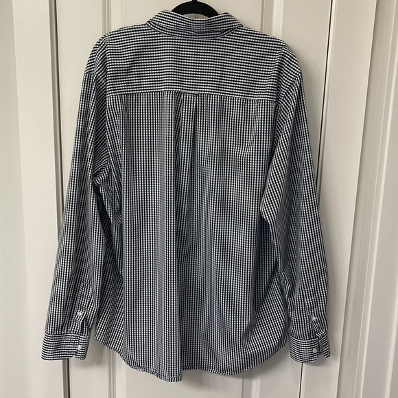 Black and white plaid long sleeve button down ax XXL - Picture 5 of 5